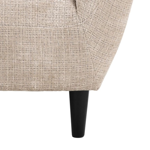 Křeslo Ria béžové Actona do obýváku čalouněné prošívané skandinávský relaxační