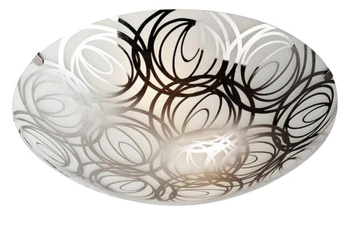 Stropní svítidlo Silk 30 klasické skleněné kulaté bílé do kuchyně a předsíně CANDELLUX