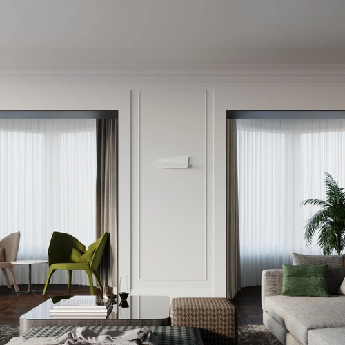 Nástěnné svítidlo ALIZA bílá moderní do ložnice a obývacího pokoje 40 cm