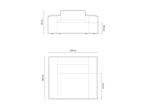 Křeslo Jodie béžový samet do obýváku moderní s područkami glamour