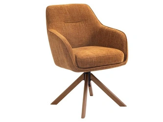 Otočná jídelní židle Avola čalouněná s područkami