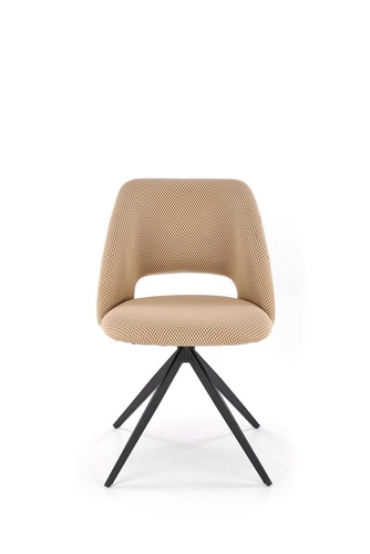 Kancelářská otočná židle Maeba čalouněná béžová moderní do pracovny a ložnice Intesi