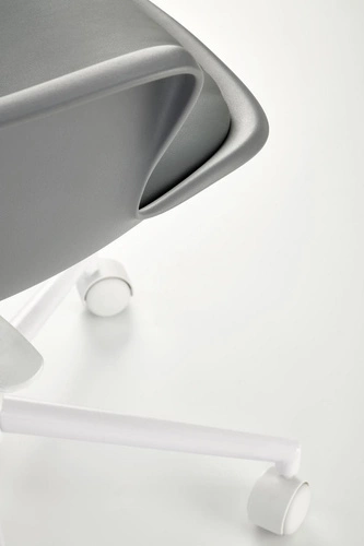 Ergonomická dětská kancelářská židle Lygas šedá, moderní otočná na kolečkách Intesi