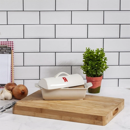 Intesi Thick bambusové prkénko na krájení extra silné moderní 39x28 cm