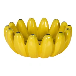 Dekorační mísa Dolce Vita žlutá Intesi keramická mísa na ovoce 25 cm