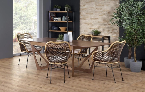 Rozkládací jídelní stůl Fenom americký ořech moderní 160-240 cm Intesi