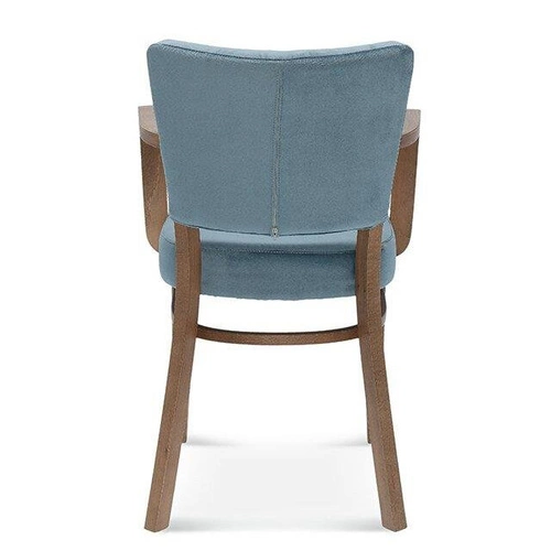 Čalouněná jídelní židle s područkami Fameg Tulip.1 moderní buková