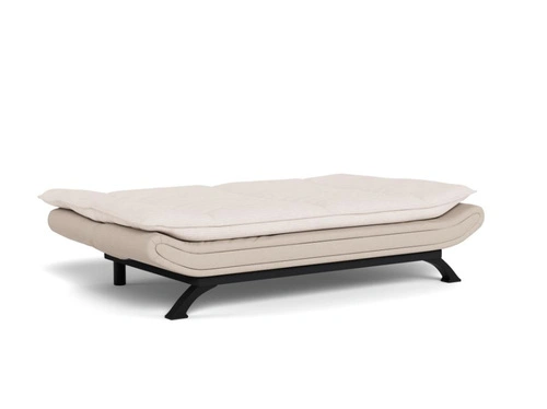 Faith rozkládací dvoumístná sametová béžová pohovka do obývacího pokoje Actona