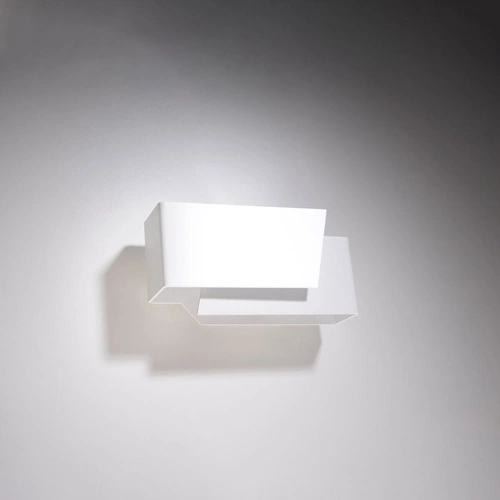 Nástěnné svítidlo PIEGARE bílé moderní kovové do obýváku a ložnice Sollux Lighting