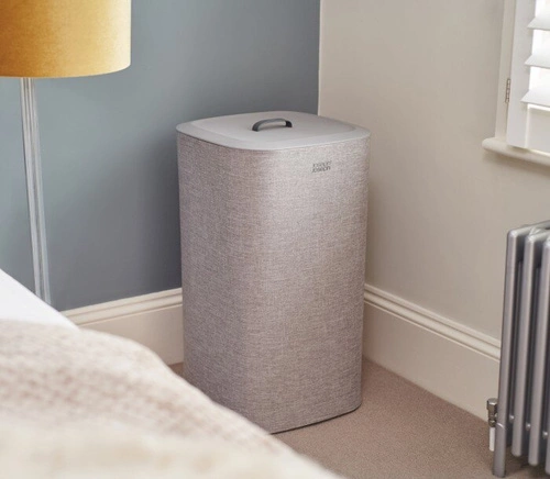 Joseph Joseph Tota moderní dvoukomorový koš na prádlo 60 l do koupelny šedý
