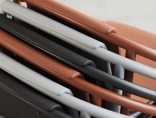 Černá moderní kovová jídelní a zahradní židle Ringo Umbra s područkami