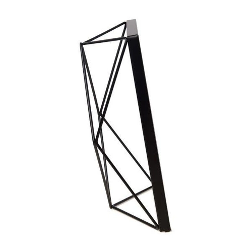 Černý kovový fotorámeček Prisma Umbra 13x18 cm na postavení i zavěšení moderní design