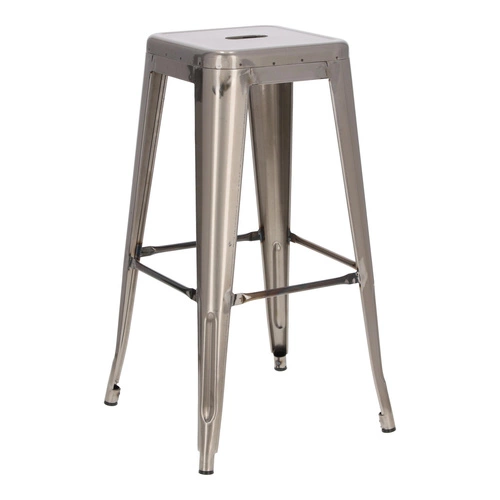 Židle barová Paris 75cm. kovová insp. Tolix Výprodej