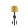 Stolní lampa Bergen hořčicová/černá
