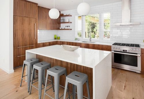 Kovová barová stolička Paris 66 cm bílá bez opěrky industriální k kuchyňskému ostrůvku D2.DESIGN