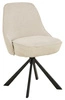 Otočná béžová čalouněná jídelní židle Carlton Actona