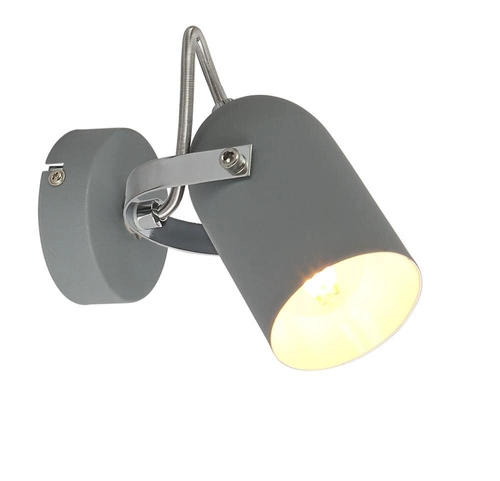 Nástěnná lampa Sk.ay 1x40W E14 šedá