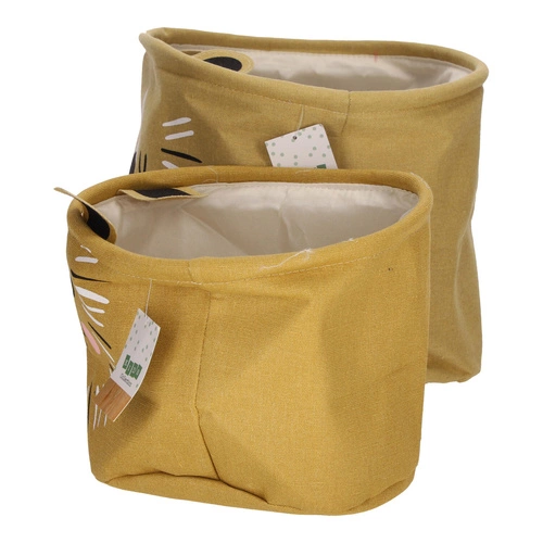 Sada 2 látkových košů Lion