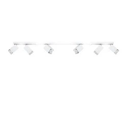 Stropní svítidlo MERIDA 6L bílá moderní kovová do obýváku a kuchyně Sollux