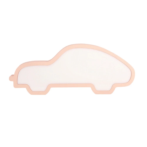 Dětská noční LED lampička Car růžová moderní dekorativní do pokoje