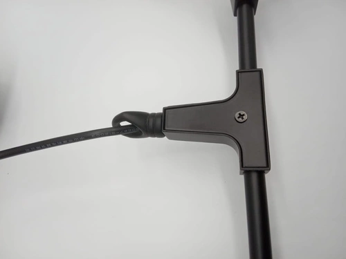 Závěsné svítidlo MODERN ORCHID-6 černé skleněné do obýváku 130 cm výškově nastavitelné