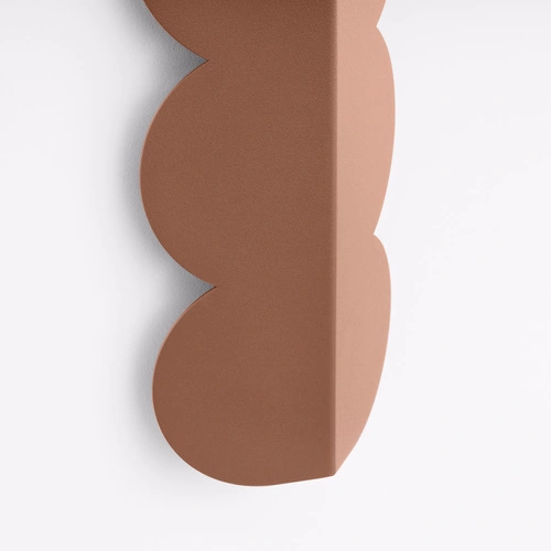 Nástěnné svítidlo BISCUIT mocca moderní do obýváku a ložnice