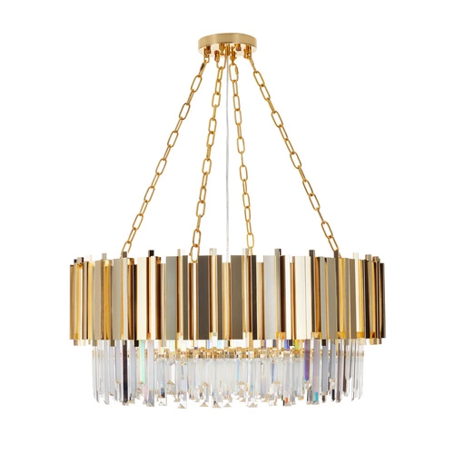 Závěsné svítidlo REA zlaté 80 cm moderní, nastavitelné do obýváku a nad stůl