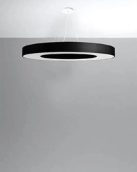 Lustr SATURNO SLIM 90 černý