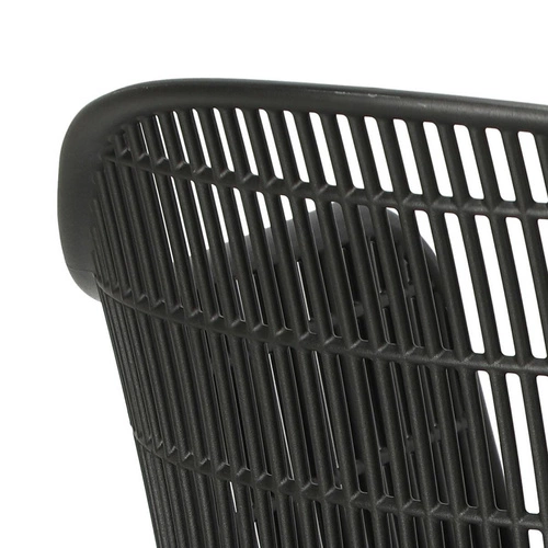 Sada 4 židlí Becker černé/přírodní