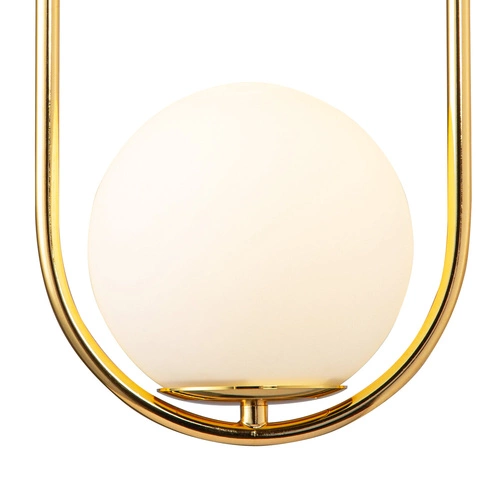 Závěsné svítidlo COSTA SOLO zlaté skleněné do obýváku a jídelny moderní 40 cm