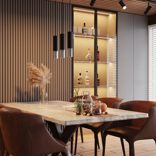 Stropní svítidlo LOOPEZ černý chrom moderní kovové do obýváku a kuchyně Sollux