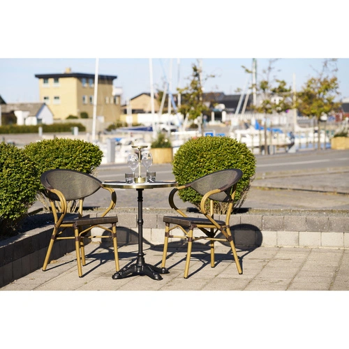 Bistro stůl House Nordic kulatý bílý mramor glamour do jídelny