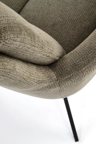 Otočná jídelní židle Bolenge Intesi čalouněná s područkami zelená