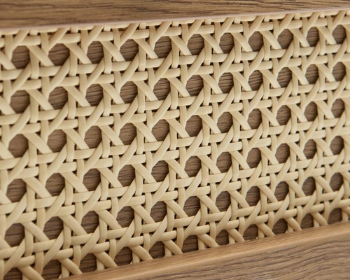 Komoda Pensacola se zásuvkami dub ratanová moderní do obývacího pokoje