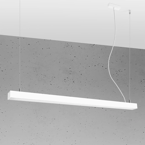 Závěsné LED svítidlo Pinne 117 bílá moderní lampa nad jídelní stůl do kuchyně a jídelny