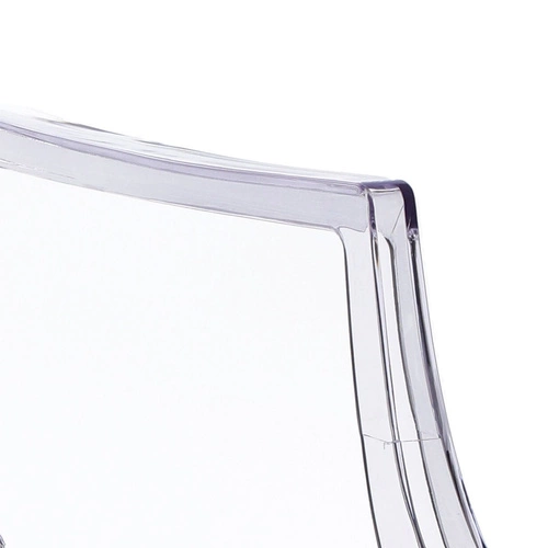 Jídelní židle Royal průhledná inspirovaná Louis Ghost stohovatelná moderní