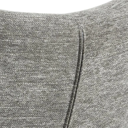 Otočná křesla s podnožkou Talgarth šedá do obýváku moderní čalouněná