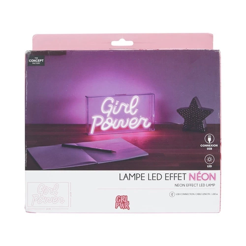 Lampička Girl Power Neon LED