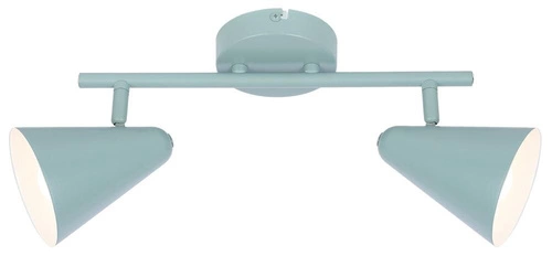 Stropní nastavitelná lampa Amor šedá kovová dvoubodová do obýváku a kuchyně CANDELLUX