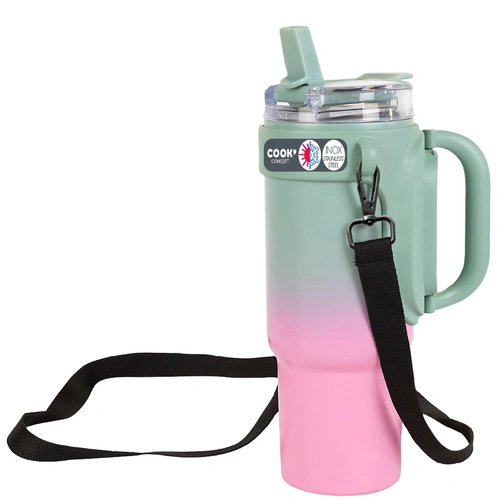 Termohrnek Malibu Intesi 900 ml modro růžový na cesty