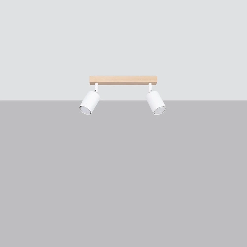 Stropní svítidlo VERDO 2 bílé moderní s nastavitelným světlem do obýváku a kuchyně 46 cm