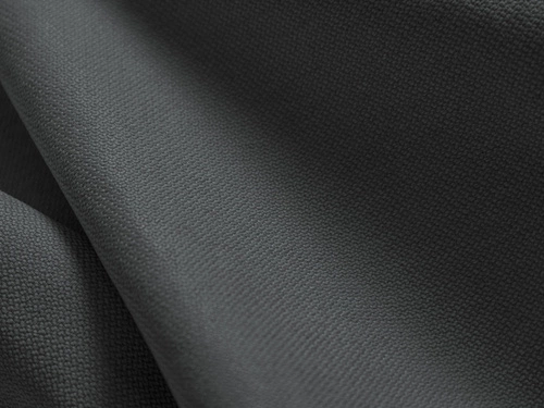 Sametový obdélníkový taburet Jodie šedý do obýváku a ložnice moderní 80x102 cm