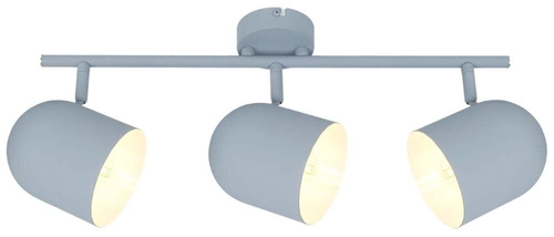 Stropní světelný pásek Azuro 3x40W E27 matně šedý