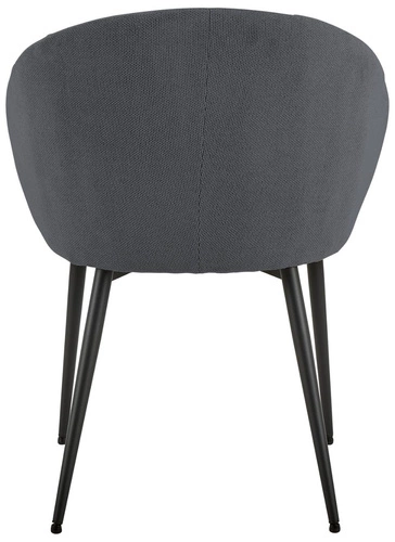 Jídelní židle Daniella Actona čalouněná antracitová s područkami moderní