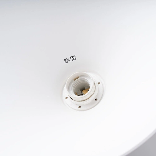 Závěsné svítidlo JAGA bílá skandinávská nad stůl do obýváku a jídelny 30 cm SOLLUX LIGHTING