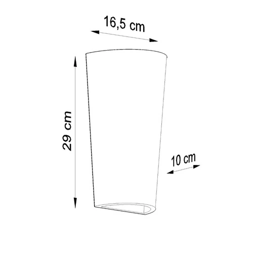 Nástěnné svítidlo LANA bílá keramická moderní do ložnice a obýváku Sollux Lighting