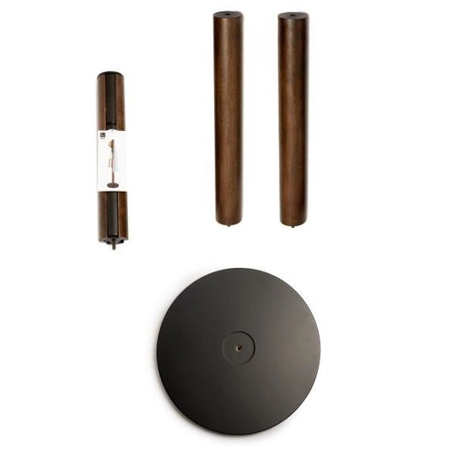 Stojanový věšák do předsíně Umbra Flapper černý ořech moderní dřevěný 169 cm