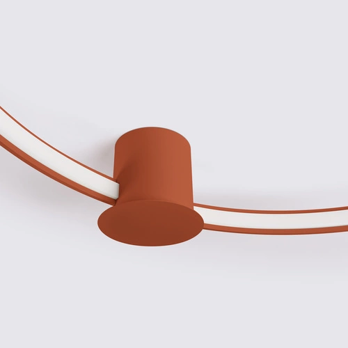 Stropní LED svítidlo RIO 78 kulaté červené moderní do obýváku a kuchyně Thoro