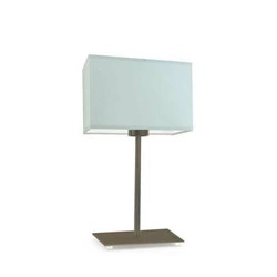 Noční lampička do ložnice AMALFI mátová se stínidlem na stojanu staré zlato moderní 40 cm