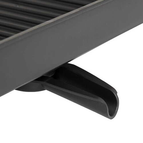 Odkapávač na nádobí 5five simply smart Black Edition černý kovový na pracovní desku s odtokem rozkládací